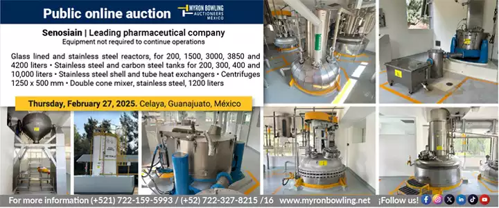 Pharma Chem API Plant Auctions